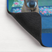 Aangepaste foto 2024 kalender aangepaste kleur muismat (Hoek)