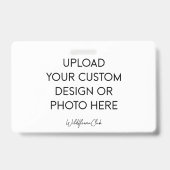 Aangepaste foto 2.13" x 3.38" badge (Achterkant)