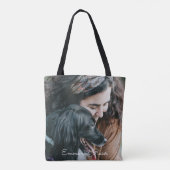 Aangepaste foto 2 zijdig draagtas (Achterkant)