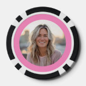 Aangepaste foto 30e verjaardag Poker Chip Dirty 30 (Achterkant)