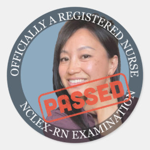 Aangepaste foto 3 inch grote verpleegkundige Stick Ronde Sticker