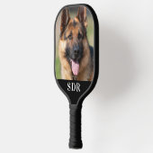 Aangepaste foto 3 Initiaal monogram aangepast Pickleball Paddle (Links)