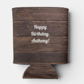 Aangepaste foto 40e verjaardag Rustic Modern Blikjeskoeler (Achterkant)