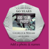 Aangepaste Foto 60e Diamond Jubileum Keepsake