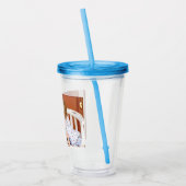 Aangepaste foto aangepast acryl drinkbeker (Links)