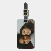 Aangepaste foto aangepast bagagelabel (Voorkant verticaal)