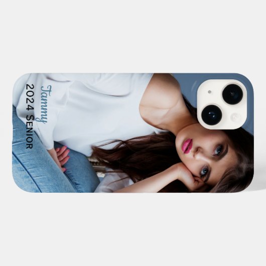 Aangepaste foto aangepast Case-Mate iPhone case (Achterkant (horizontaal))