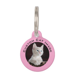 Aangepaste foto Aangepast Cat Name Tags Cat Id Lab Huisdierpenning