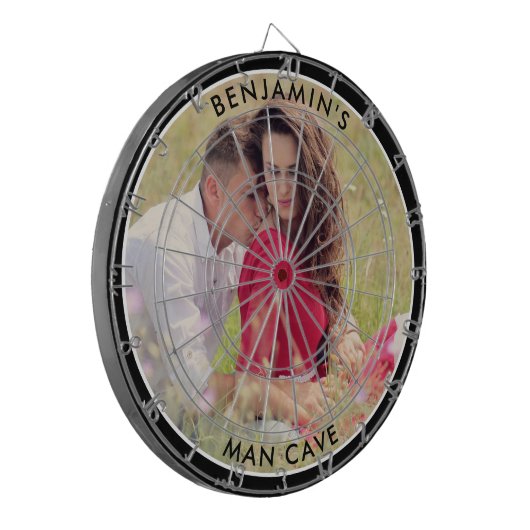 Aangepaste foto-aangepast Dart Board Dartbord (Voorkant Links)