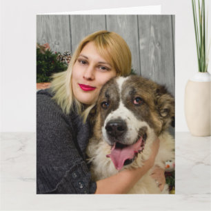 Aangepaste foto aangepast dubbel Afbeelding Kaart