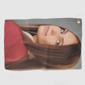 Aangepaste foto aangepast golfhanddoek (Horizontaal)