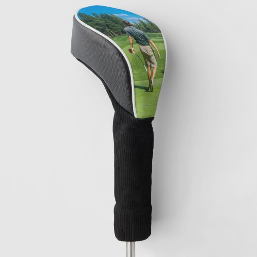 Aangepaste foto aangepast golfheadcover (Schuin)