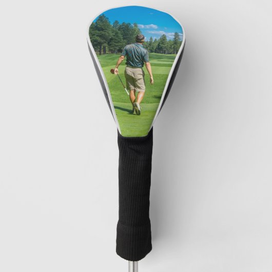 Aangepaste foto aangepast golfheadcover (Voorkant)