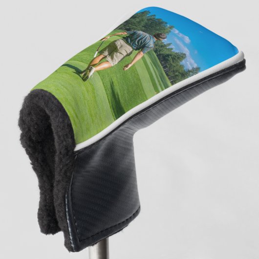 Aangepaste foto aangepast golfheadcover (3/4 voorkant)