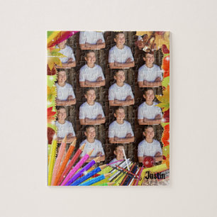 Aangepaste foto aangepast legpuzzel