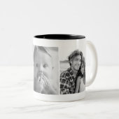 Aangepaste foto aangepast microgram tweekleurige koffiemok (Voorkant rechts)