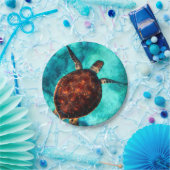 Aangepaste foto Aangepast Modern Papieren Bordje (Feest)