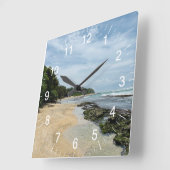 Aangepaste foto aangepast pols vierkante klok (Hoek)