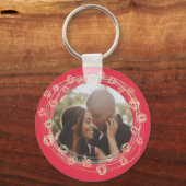 Aangepaste foto aangepast ventilatorformaat sleutelhanger (Voorkant)