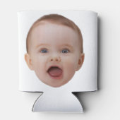 Aangepaste foto, Aangepaste foto gezicht Blikjeskoeler (Achterkant)