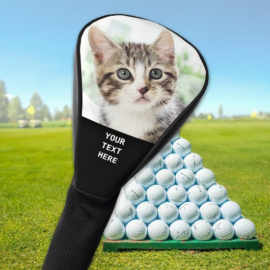 Aangepaste foto Aangepaste tekst Creëer Uw eigen t Golfheadcover