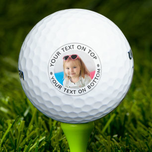Aangepaste foto Aangepaste tekst Golf Balls Golfballen