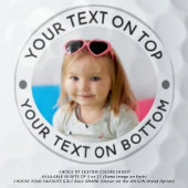 Aangepaste foto Aangepaste tekst Golf Balls Golfballen