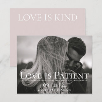 Aangepaste foto aankondiging uitstel trouwdatum