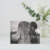 Aangepaste foto-aankondiging voor uitstel van de b kaart (Staand voorkant)