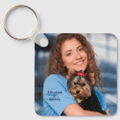 Aangepaste foto aanpassen sleutelhanger (Voorkant)