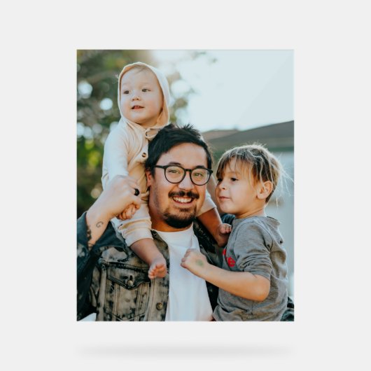 Aangepaste foto acryl bord (Voorkant)