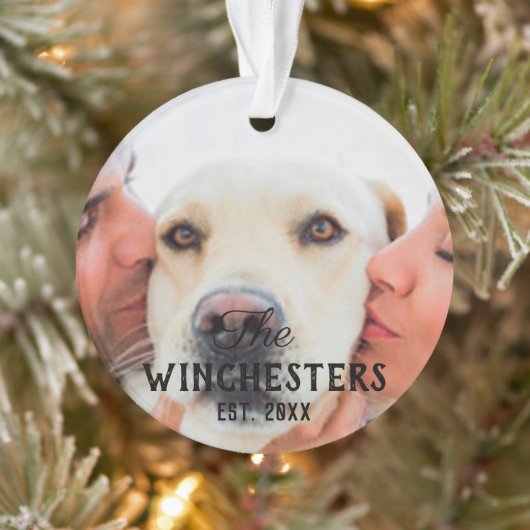 Aangepaste foto afbeelding afbeelding gebedsberich ornament (Boom)