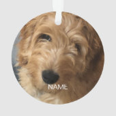 Aangepaste foto afbeelding afbeelding kerstmis ornament (achterkant)