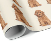 Aangepaste foto afbeelding afbeelding logo patroon cadeaupapier (Rol Hoek)