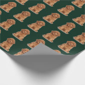 Aangepaste foto afbeelding afbeelding logo patroon cadeaupapier (Hoek)