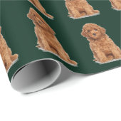 Aangepaste foto afbeelding afbeelding logo patroon cadeaupapier (Rol Hoek)