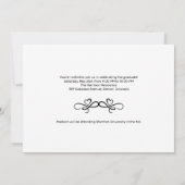 Aangepaste foto afstudeeraankondigingen kaart (Achterkant)