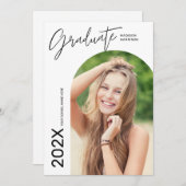 Aangepaste foto afstudeeraankondigingen kaart (Voorkant / Achterkant)