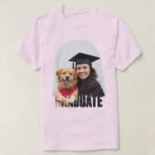 Aangepaste Foto Afstuderen Arch Afstuderen Gift T-shirt (Design voorkant)