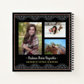 Aangepaste foto afstuderen bachelors gradengraaf notitieboek (Achterkant)