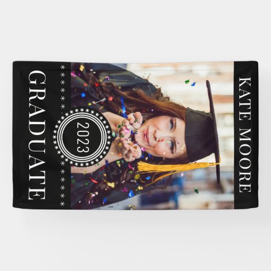 Aangepaste foto-Afstuderen banner (Horizontaal)