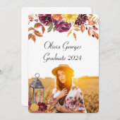 Aangepaste foto afstuderen kaart (Voorkant / Achterkant)