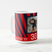 Aangepaste foto, ANY AGE Cheers Verjaardag Mok (Voorkant links)