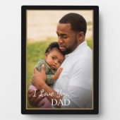 Aangepaste foto Baby liefde personaliseren Fotoplaat (voorkant)