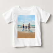 Aangepaste foto-Baby T-shirt - uniek uw eigen ontw (Voorkant)