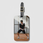Aangepaste foto bagagelabel (Voorkant (verticaal))