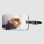 Aangepaste foto bagagelabel (Voorkant (horizontaal))