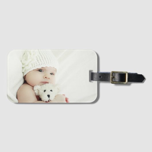 Aangepaste foto bagagelabel (Voorkant (horizontaal))