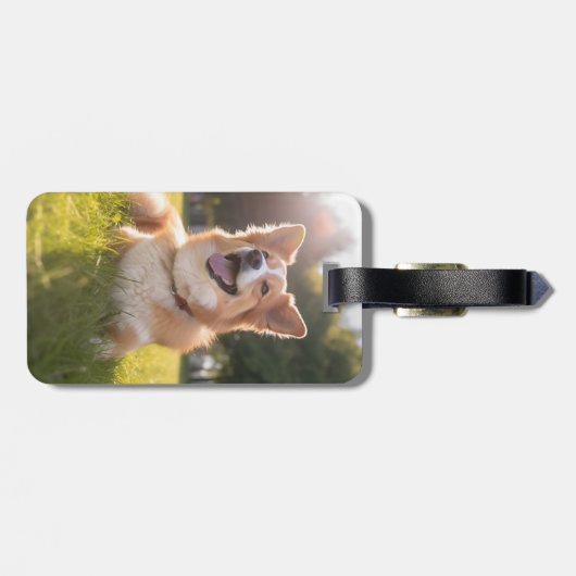 Aangepaste foto bagagelabel (Achterkant horizontaal)