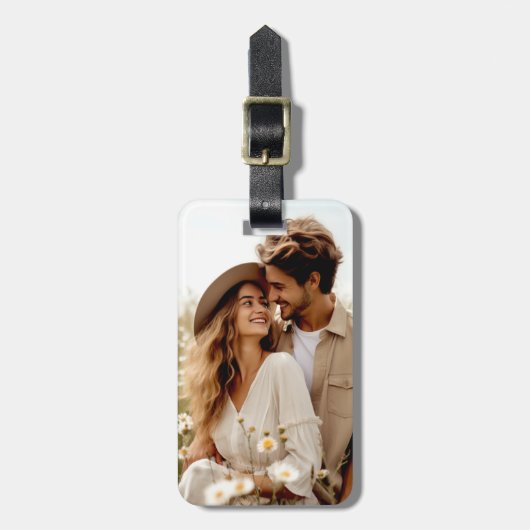 Aangepaste foto bagagelabel (Voorkant verticaal)